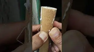 The Simplest Way to Fix Cracked Round Wood! Just Glue and Staples