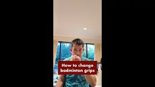 The secret to quickly change grips in badminton, an essential skill to improve your game #badminton