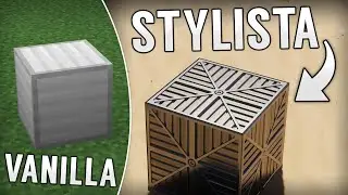 Comparing Stylista R9 LabPBR Texture Pack with Vanilla Minecraft