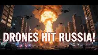 Drone Attack on Russian Tower Blocks: Explosions Rock City in Coordinated Strike
