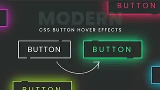 Modern CSS Glowing Button Hover Effects | Html CSS Tutorial #viral #mcawali