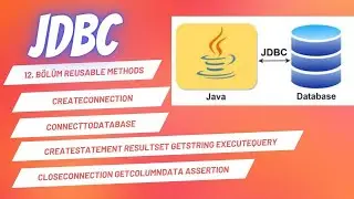 12. Bölüm Reusable Methods CreateStatement ResultSet GetString ExecuteQuery GetColumnData