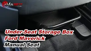 Mabett Under-Seat Storage Box for Ford Maverick Manual Seat! #fordmaverick #caraccessories