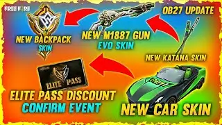 OB27 UPDATES || OB27 UPCOMING ITEMS || NEW EVO GUN M1887 SKIN || GARENA FREE FIRE