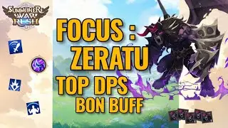 FOCUS ZERATU : TOP DPS ET BON BUFF - Summoners War: RUSH