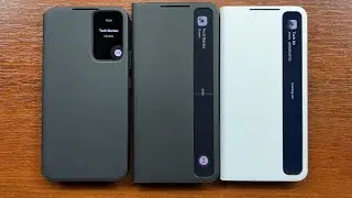 Samsung Galaxy S22+ vs S21+ vs S21 FE Incoming Calls in Smart Clear View Cover Flip Cases