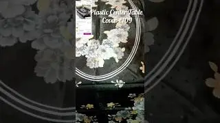 Plastic Center Table Cover for 4 #meeshofinds  Seater#views #viralshorts  #shortsfeed