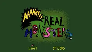 Платформеры СЕГА vs SONIC #3 - AAAHH!!! Real Monsters (1995) интересная игра со сложным управлением