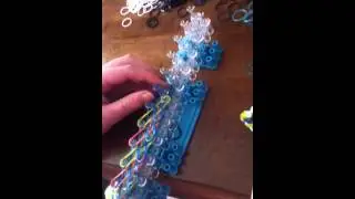 How to make a double braid on a single loom part 1