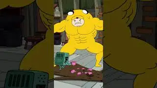 Indestructible Jake Suit! 💪🤕 #adventuretime #cartoonnetwork