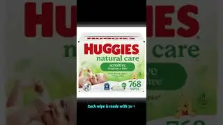 Sensitive Skin? Try These Huggies Natural Care Wipes 🌿👶