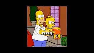 Homer sees his family as Tetris #thesimpsons #fpy # #simpsons #cartoon #film #funnyvideo