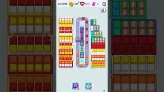 Color Cube Match : Sort Puzzle Level 66 Solution Walkthrough