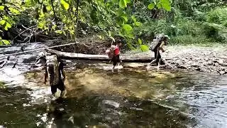 #sarawak borneo#camping#enjoy in forest#fishing#penan activity