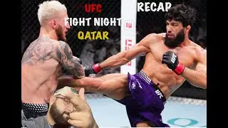 ОБЗОР UFC QATAR 🎥💸 ЦАРУКЯН VS ХУКЕР #UFCQATAR #Царукян #Данхукер