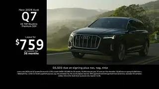 New 2026 Audi Q7 45 TFSI quattro Premium SUV January Lease Offer