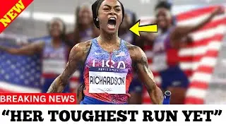 Sha&rsquo;Carri Richardson Fights Through Pain to Anchor Team USA Into World Final