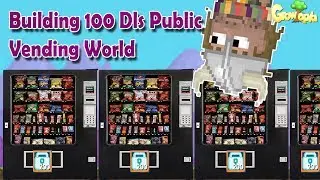 Growtopia - Building 100 Dls Public Vending World