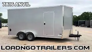7x16 Anvil Enclosed Trailer #38439