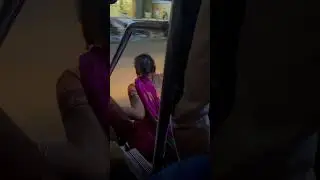 Women vomiting 🤮 in a running bus #hyderabad #tsrtc