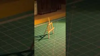 DIY easel | Matchstick DIY #diy #easel ##craft #matchstick #reels #shorts #roomdecor #roomdecordiy