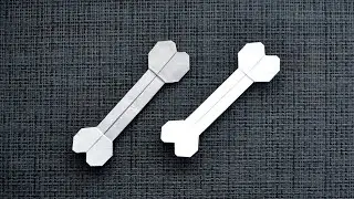 Cool Paper DOG'S BONE Origami | Tutorial DIY by ColorMania