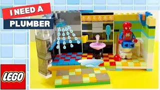 How to Build Spider-Man&rsquo;s Bathroom Out of LEGO Bricks