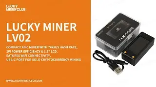 Solo Bitcoin Mining for Beginners | Lucky Miner LV02 Plug-and-Play USB Miner