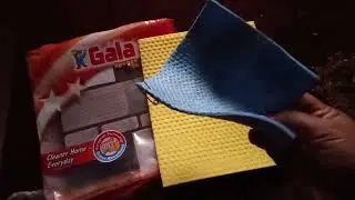 Cleaning sponge wipe works well
