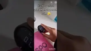 Electronic digital tape measure, recharge with LCD display.                        pinned comment😍