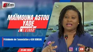 l´invite d´infos matin | Maïmouna Astou YADE, Présidente de l’association J-GEN SENEGAL