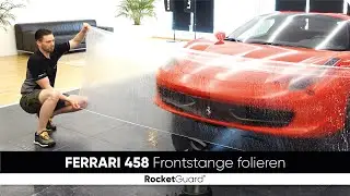 Lackschutz PPF | Frontstange Bumper Ferrari 458 | Anleitung