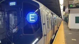 Rare R211a E Train Spotting At Church Ave!