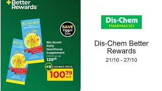 Dis-Chem Better Rewards 21/10 - 27/10