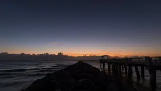 South Beach Miami Sunrise Time-Lapse 4K