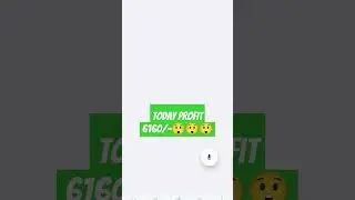 Today profit 6160/-#stock #stockmarket #profit #todaymarketanalysis
