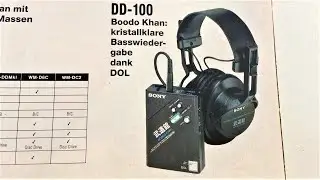 Sony Catalog 1987-1988 Discman WALKMAN SPORTS RADIO Tapes | Sony WM-DD 100 / DC2 / D6C / DD MKIII/D3