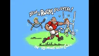 How To Draw Cartoons| Rugby player| #cookiecartoonery #besttshirtartist #cartoonartist
