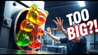 How Giant Gummy Bears Are Made in a Factory