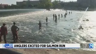 Anglers excited for salmon run
