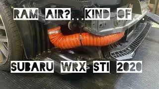 RAM Air? Kind of: Subaru WRX STI &lsquo;20 Compressive Tuning Smart Shroud/Cobb Redline Intake/Custom Duct
