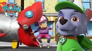 Pups save Adventure Bay from Danny's out of control Robot Shark! - PAW Patrol Episode Cartoons