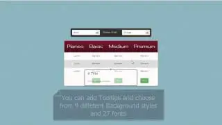 Pricing tables script, Bootstrap and Pure CSS version