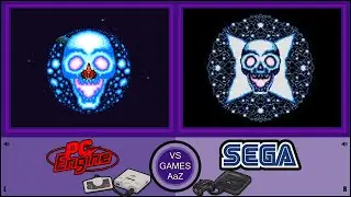 truxton vs tatsujin(mega drive vs PC Engine)Side by side comparison