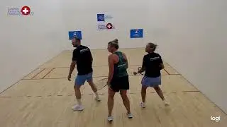 European Racquetball Championships 2025 Mixed Doubles Neary/Young (IRE) vs. Marquardt/L&uuml;nsmann (GER)