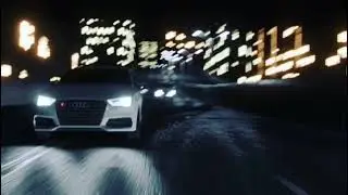 Blender 2.91 Eevee - Nightdrive fast car animation