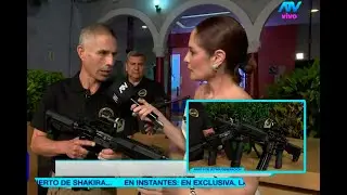 Presentan fusiles del Ejército ensamblados en Perú para combatir el crimen