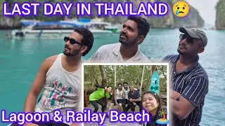 Lagoon & Railay Beach 🌊🏝️ | Last Day in Thailand😥| Returning to India 🇹🇭➡️🇮🇳 #vlog #travel #thailand