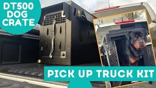 DT-500 Dog Crate for Pickup Truck Bed.
