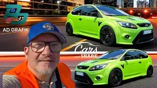 CARS AND SHARE  EN FORD FOCUS RS  MK2 AVEC UNE PR&Eacute;SENTATION QUI ENVOIE . 
